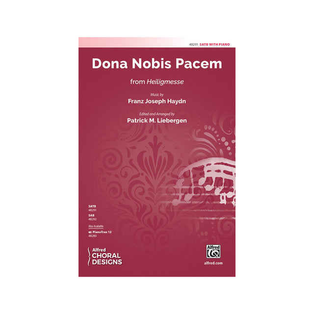 Dona nobis pacem for satb choir sheet music