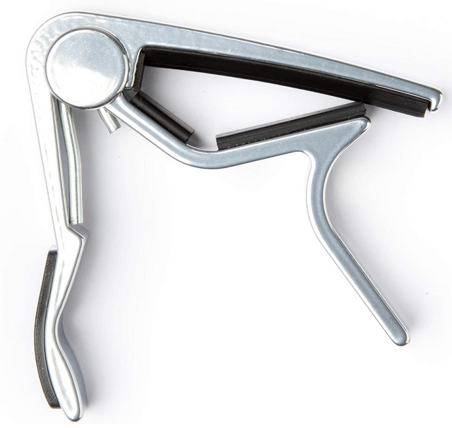 Dunlop guitar capo in curved nickel