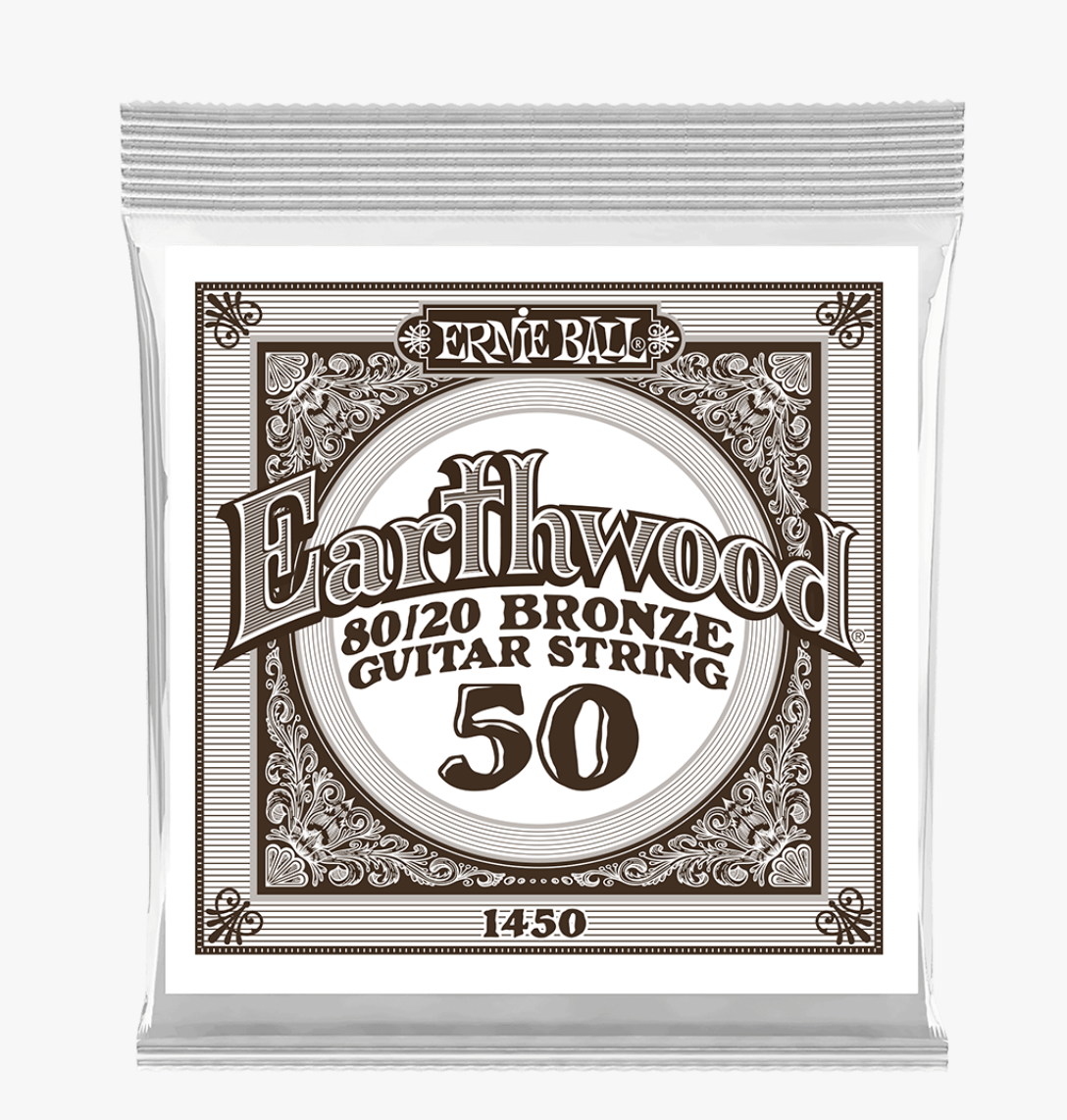 .050 Earthwood 80/20 Bronze Acoustic Guitar String