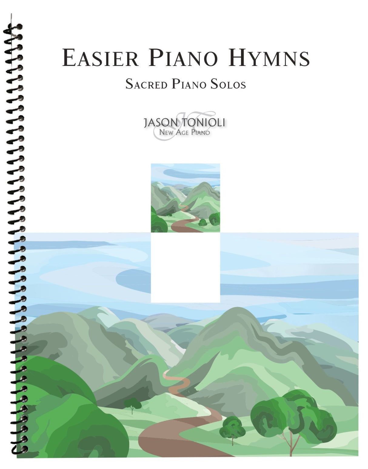 Easier Piano Hymns Music Book (Spiral Bound)