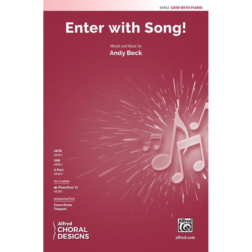 Enter with song processional concert choir sheet music