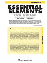 essential elements for guitar front page method book