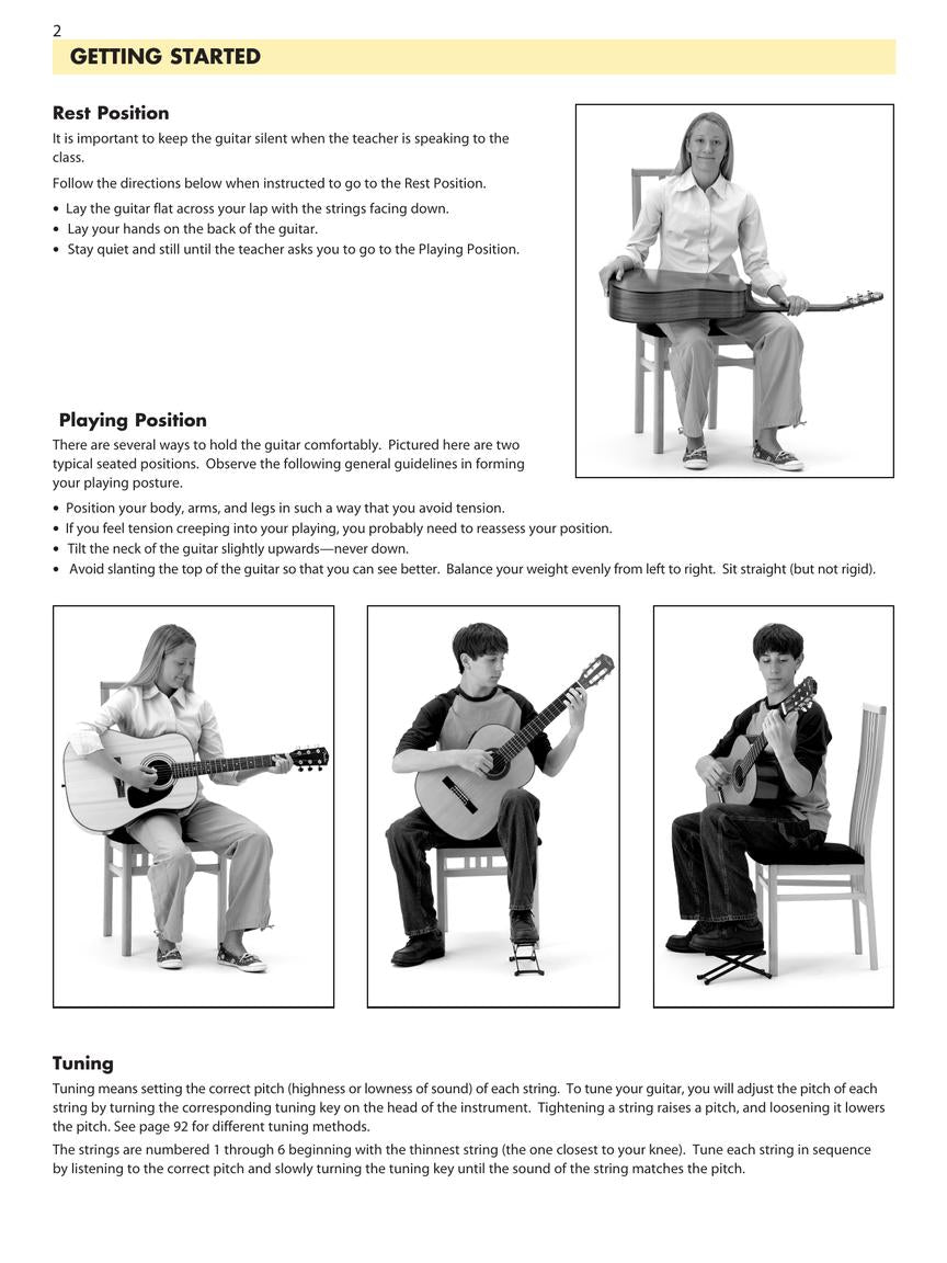 essential elements for guitar getting started method book