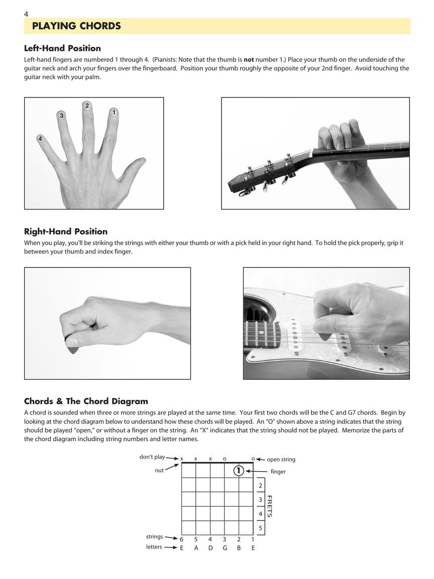 essential elements for guitar hand positions method book