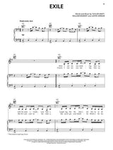 exile by taylor swift sheet music for piano and vocal