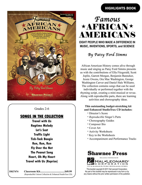 famous african americans kids musicals show for schools and students