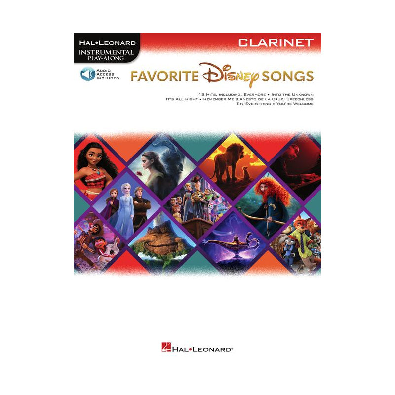 Favorite disney songs for clarinet sheet music