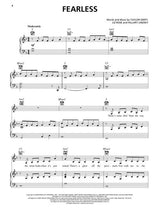 fearless sheet music by taylor swift for piano songs