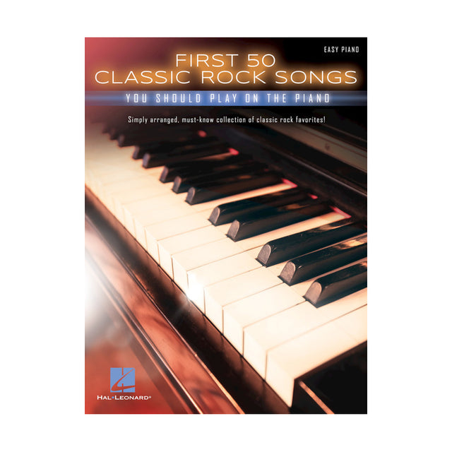 first 50 classic rock songs for easy piano sheet music