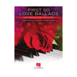 first 50 love ballads for piano sheet music