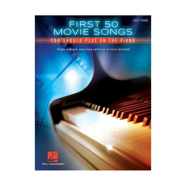 first 50 movie songs for easy piano sheet music