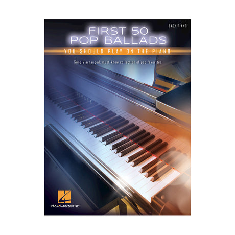 first 50 pop ballads for easy piano sheet music