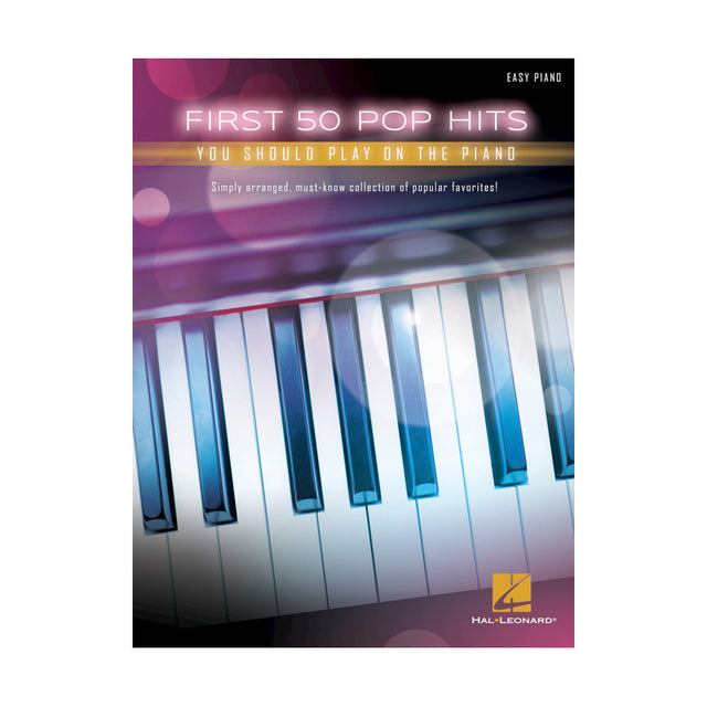 first 50 pop songs for easy piano sheet music