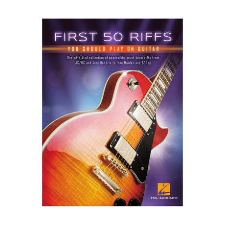 first 50 riffs for easy guitar sheet music