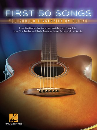 first 50 songs for fingerpicking guitar sheet music