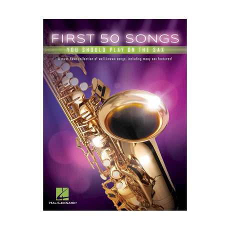 first 50 songs or easy saxsheet music