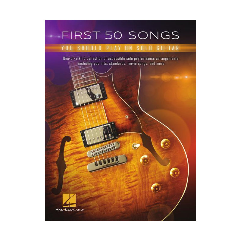 first 50 songs for solo guitar easy sheet music