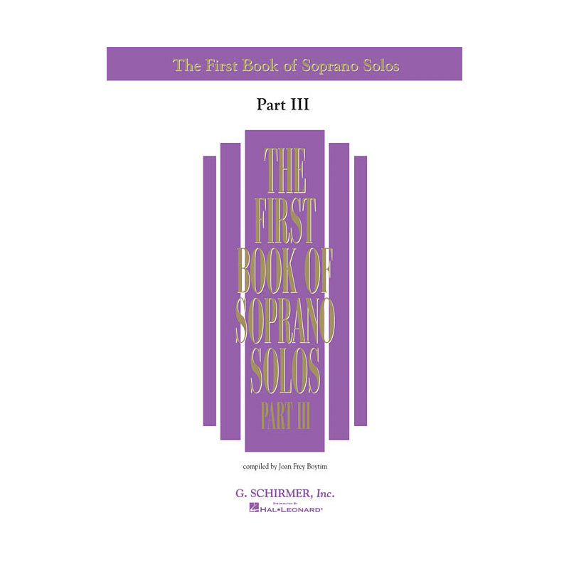 first book of soprano solos for voice sheet music