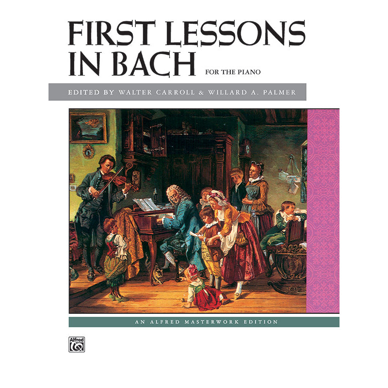 first lessons of bach piano sheet music