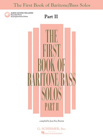 Le premier livre de solos de baryton/basse - Partie II Livre et audio en ligne