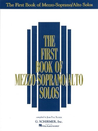 Le premier livre de solos de mezzo-soprano/alto