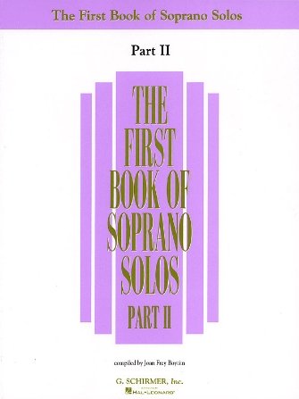 Le premier livre de solos pour soprano - Partie II