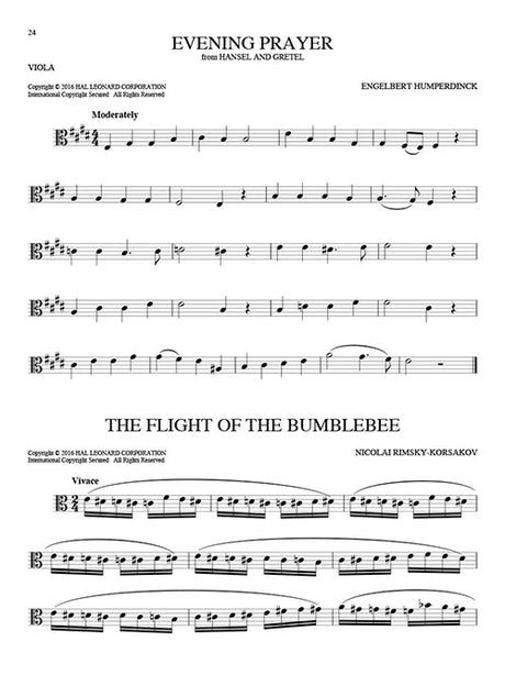 Flight of the bumblebee solo viola sheet music