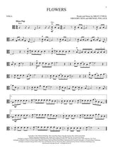 flowers sheet music for viola solo