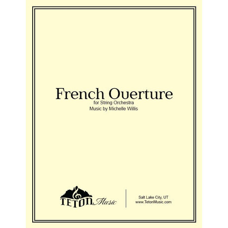 french overture string orchestra sheet music