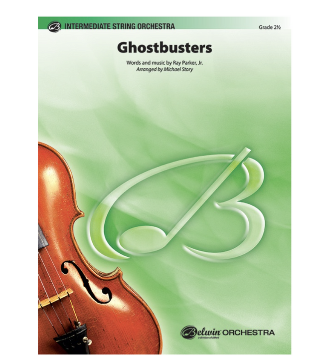 Ghostbusters soundtrack sheet music for full orchestra