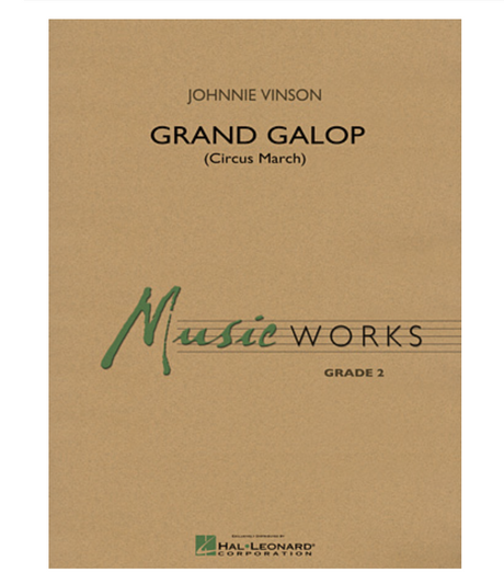 grand galop circus march for concert band sheet music