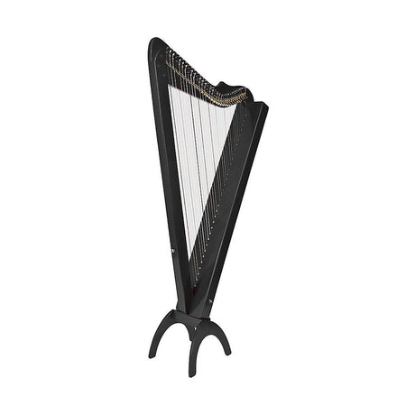 grand harpsicle harp in black by rees