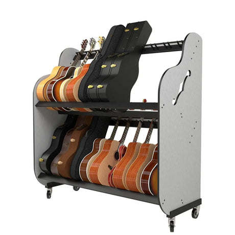 guitar storage cart a&s crafted products for classroom