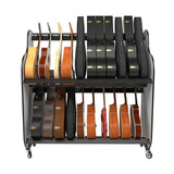 guitar storage cart a&s crafted products for classroom