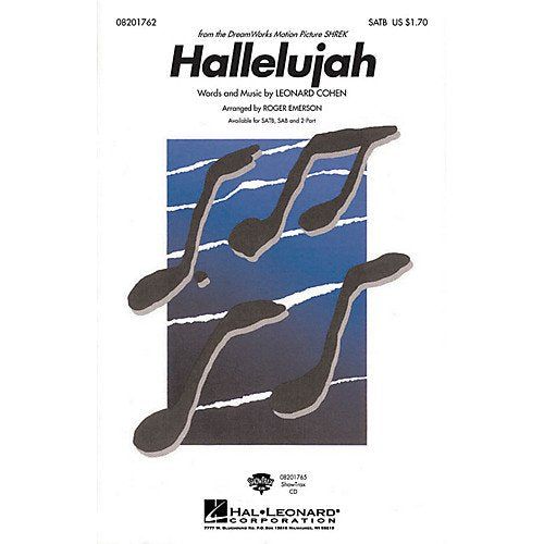 hallelujah choir sheet music for 2 part