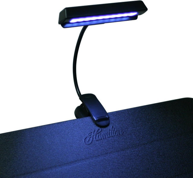 Hamilton music stand light for concerts