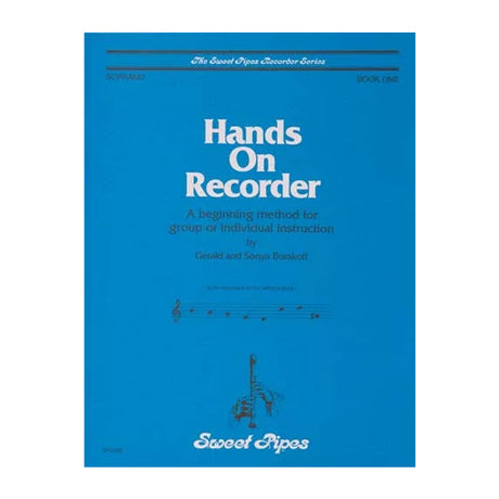 hands on recorder method book