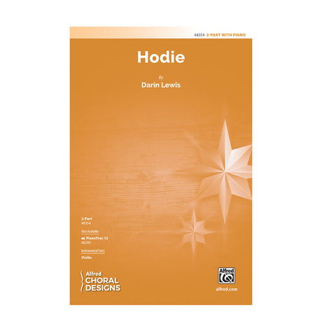 hodie 2 part choir sheet music