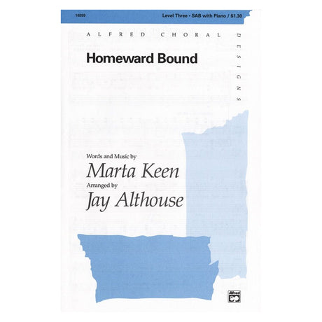 homeward bound choir sheet music for sab