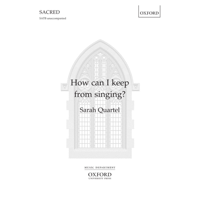 how can I keep from singing choir sheet music