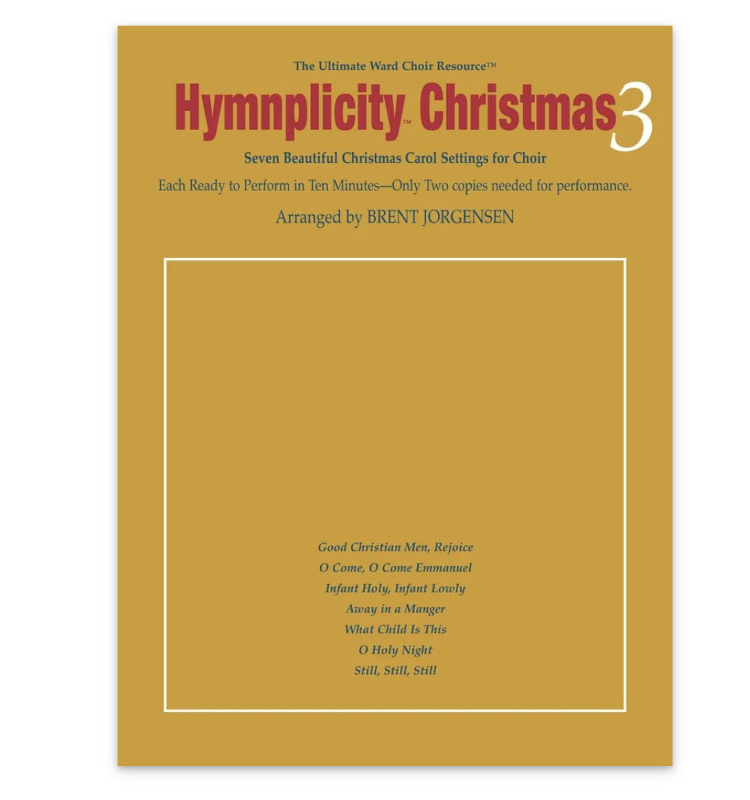 Hymnplicity christmas book 3 for ward choir sheet music