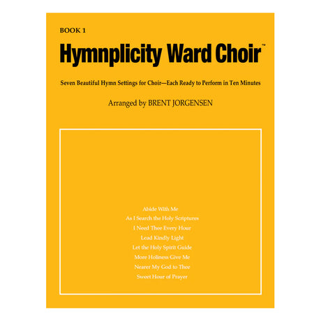 hymnplicity ward choir sheet music book 1