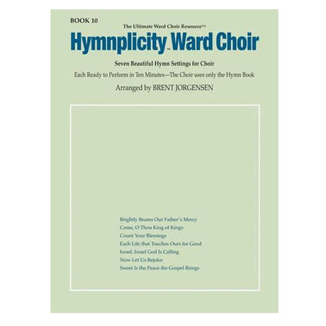 hymnplicity church choir sheet music book 10