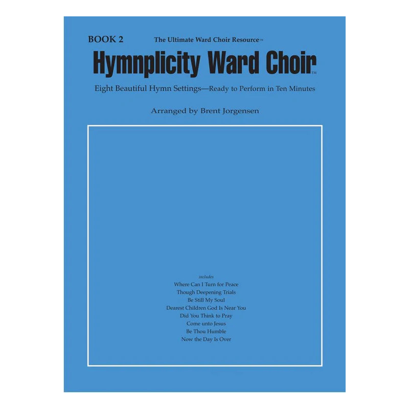 hymnplicity ward church choir sheet music book 2