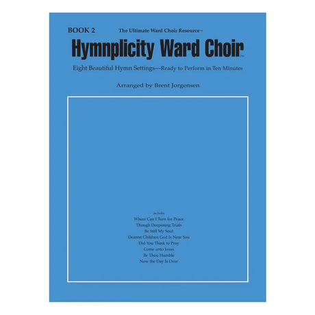 hymnplicity ward church choir sheet music book 2