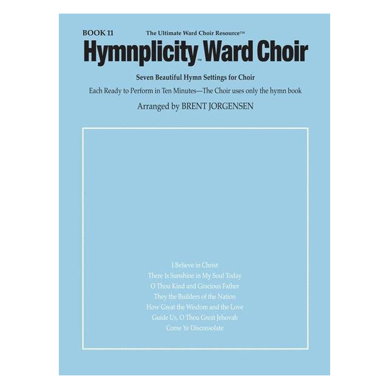 Hymnplicity ward choir sheet music book 11