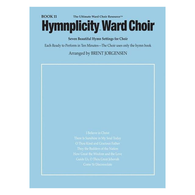 Hymnplicity ward choir sheet music book 11