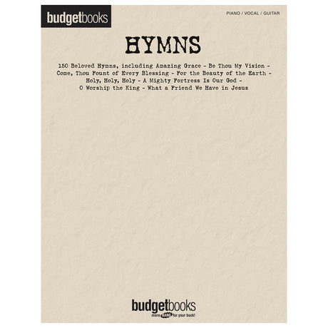 hymns for piano sheet music with vocals and guitar chords