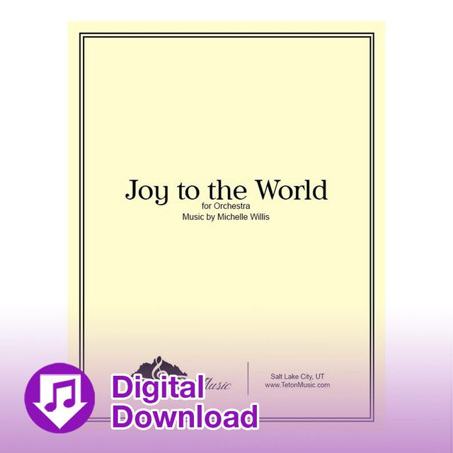 Joy to the World orchestra christmas sheet music