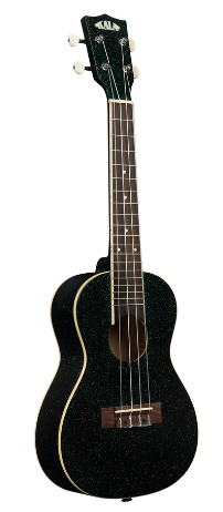 kala brand ukulele black concert size